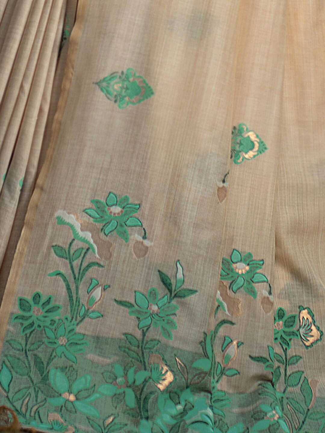 Dhiyona GR Women's Gulshan Screamin' Green Woven Handloom Soft Modal Silk Saree