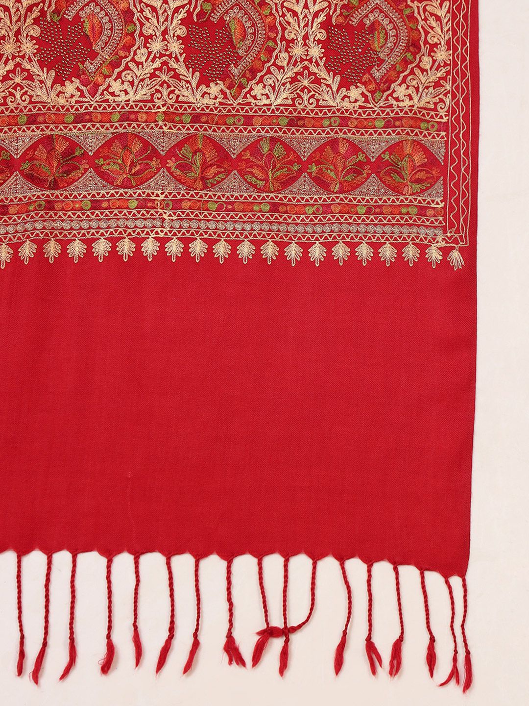 Dhiyona PA Paisley Embroidered Woolen Shawl