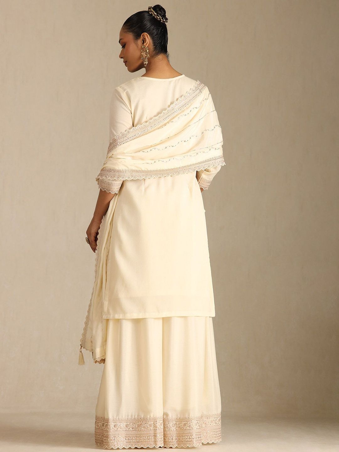 Dhiyona SO Women's Women Floral Printed Kurta with Palazzo & Dupatta