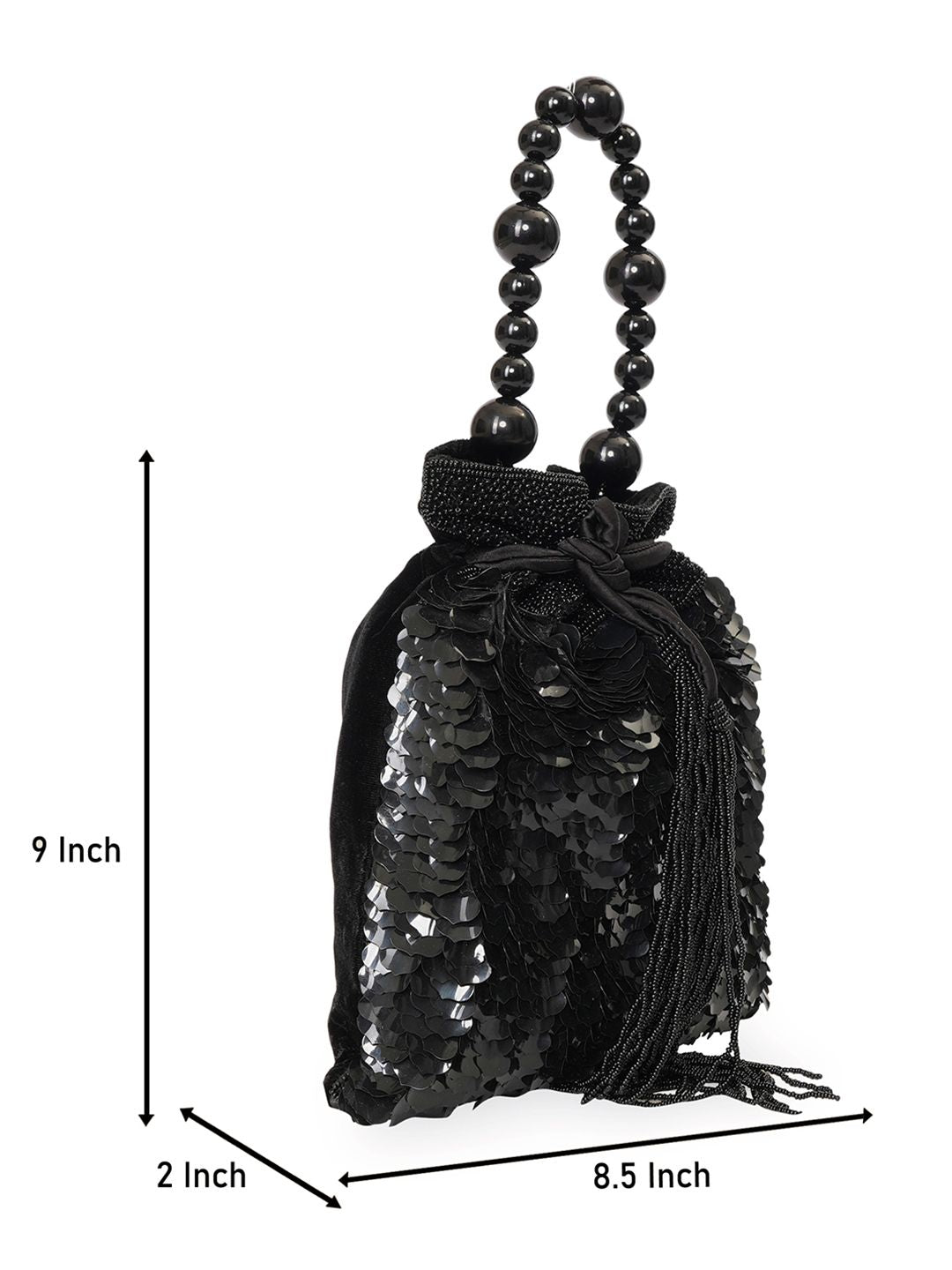 Dhiyona NR Embellished Potli Clutch