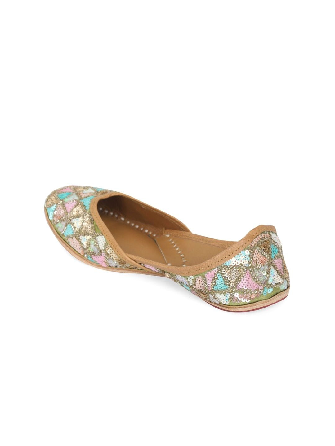 Dhiyona HOP Women Embellished Mojaris Flats