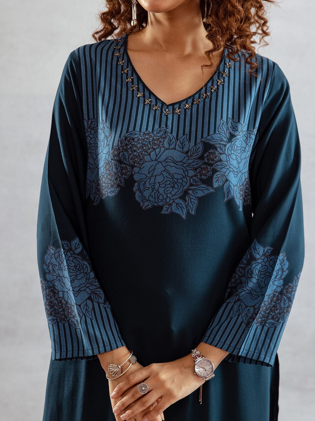 Dhiyona SN Women's Printed Kurta Set