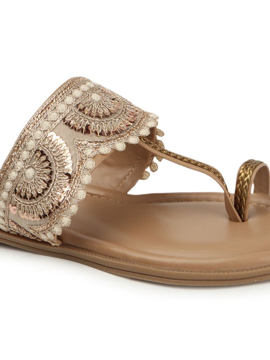 Dhiyona AK Women Slip-On Open Toe Flats