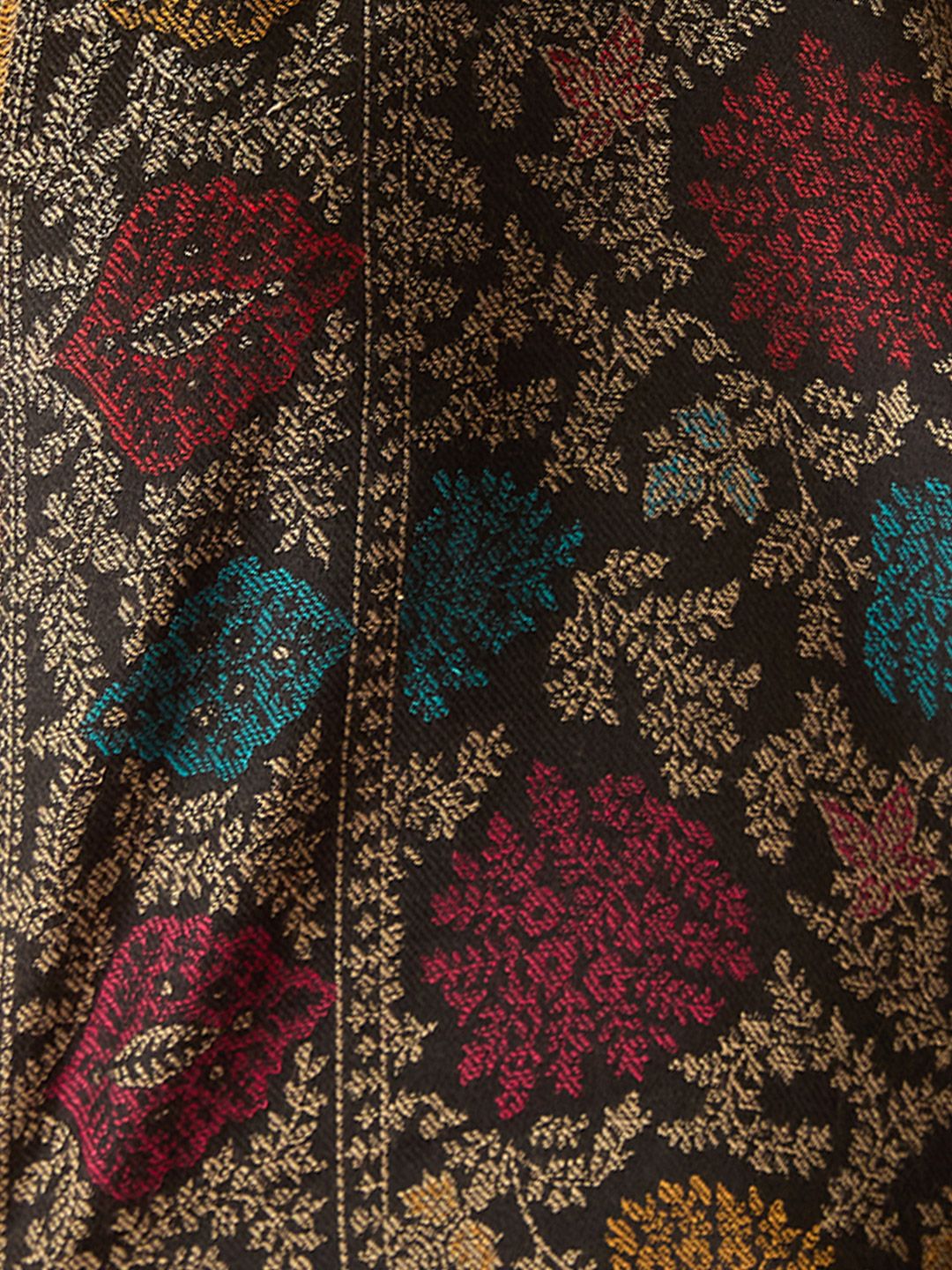 Dhiyona PA Women Floral Woven Design Shawl