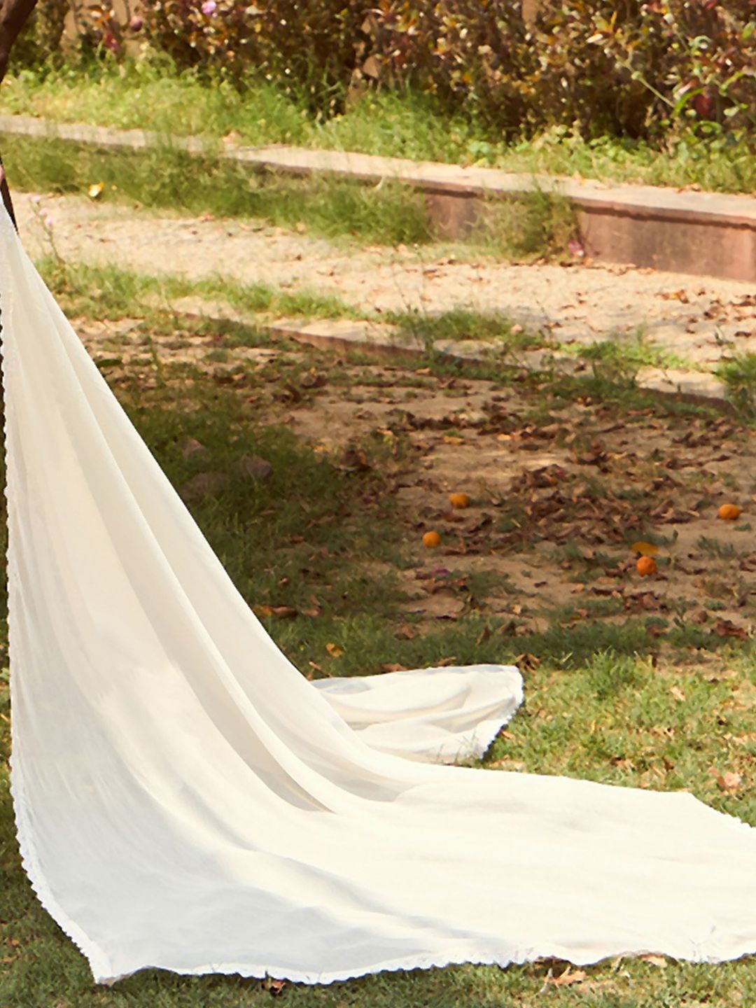 Dhiyona IE Mandarin Collar Floral Printed Beads and Stones Kurta with Trouser & Dupatta