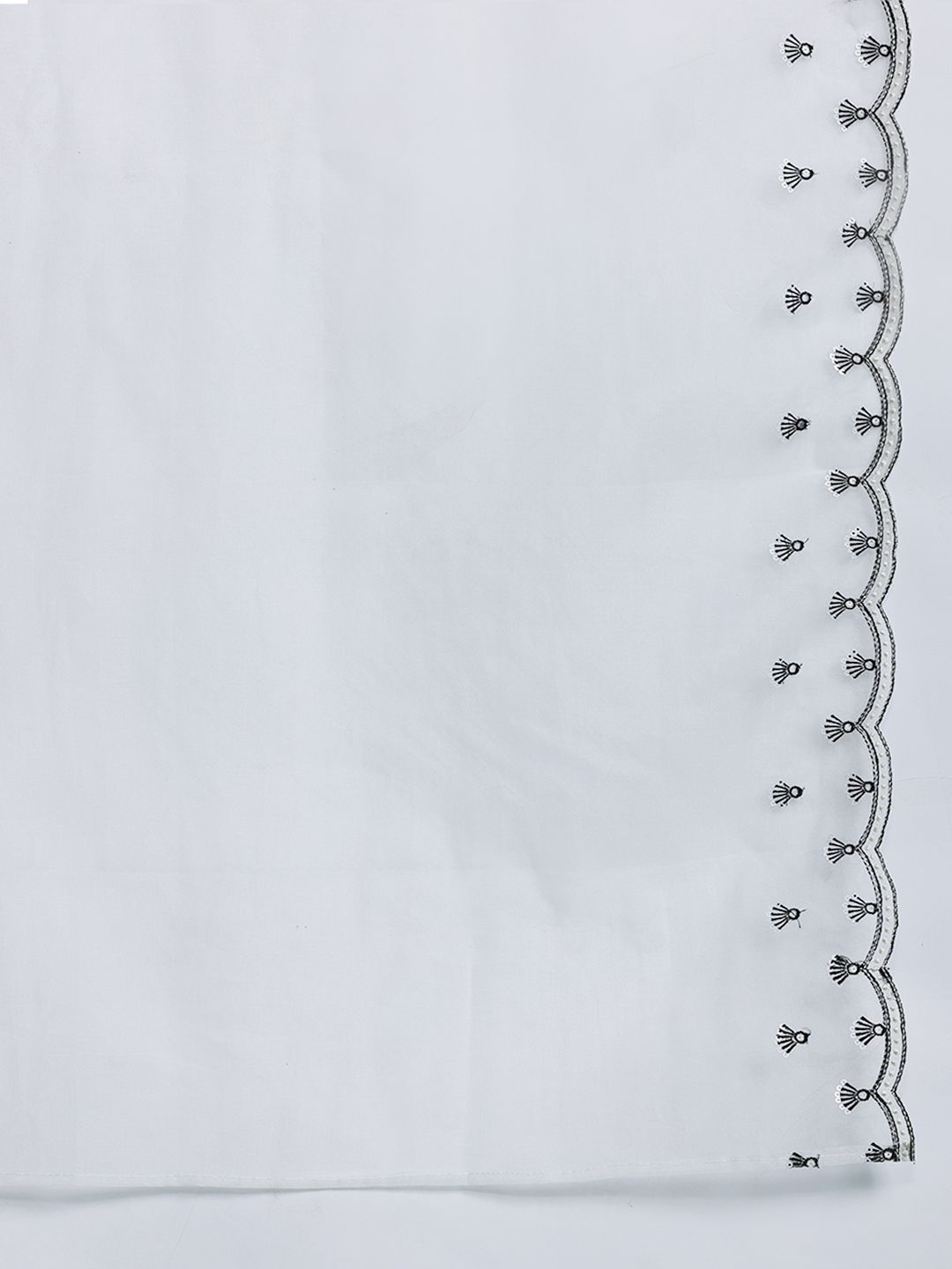 Embroidered Kurta with Trousers & Dupatta