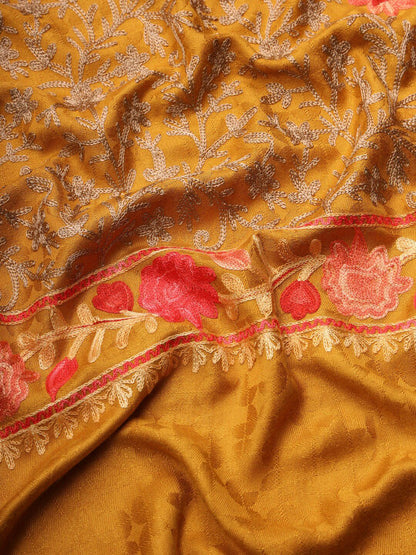 Dhiyona PA Ethnic Motifs Embroidered Shawl