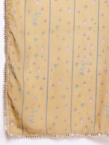 Dhiyona PD Women Women Floral Printed Angrakha Jashn Kurta Set