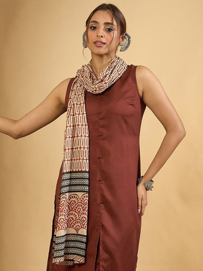 Dhiyona IE Women Regular Kurta with Trousers & Dupatta