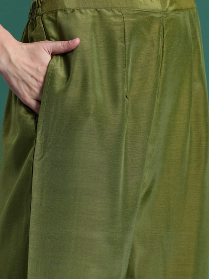 Dhiyona IE Ethnic Motifs Kurta with Trousers & Dupatta