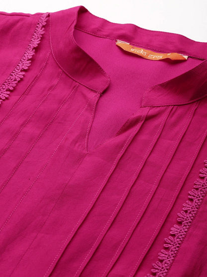 Dhiyona IE Embroidered Panelled Kurta with Trousers