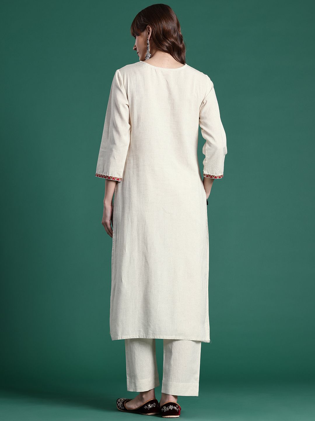 Ethnic Motifs Embroidered Kurta with Palazzos