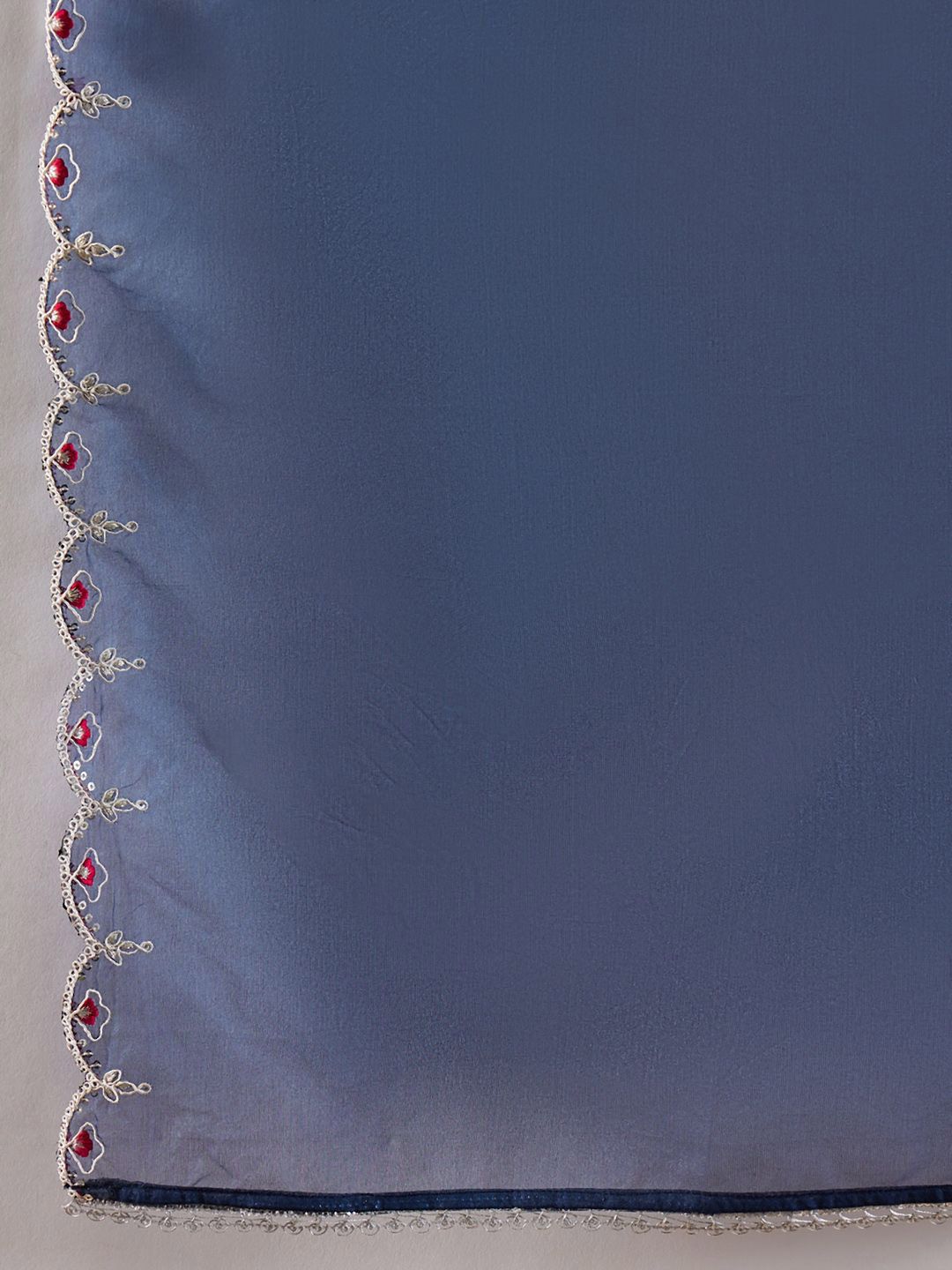 Ethnic Motifs Embroidered Regular Aari Work Kurta with Trousers & With Dupatta