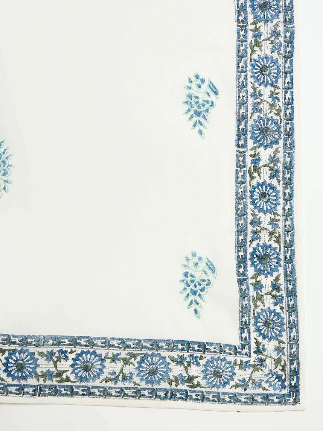 Women Printed Empire Pure Cotton Kurta with Trousers & With Dupatta