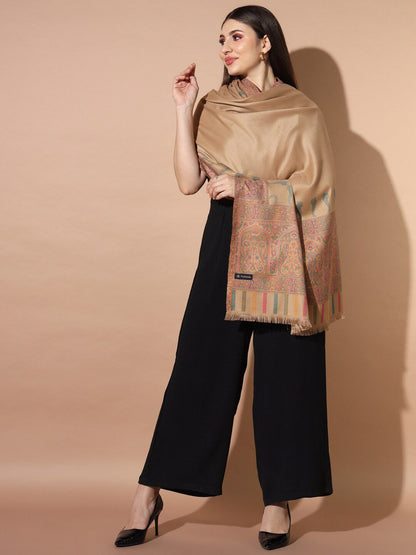 Dhiyona PA Ethnic Motifs Woven Design Jamawar Shawl