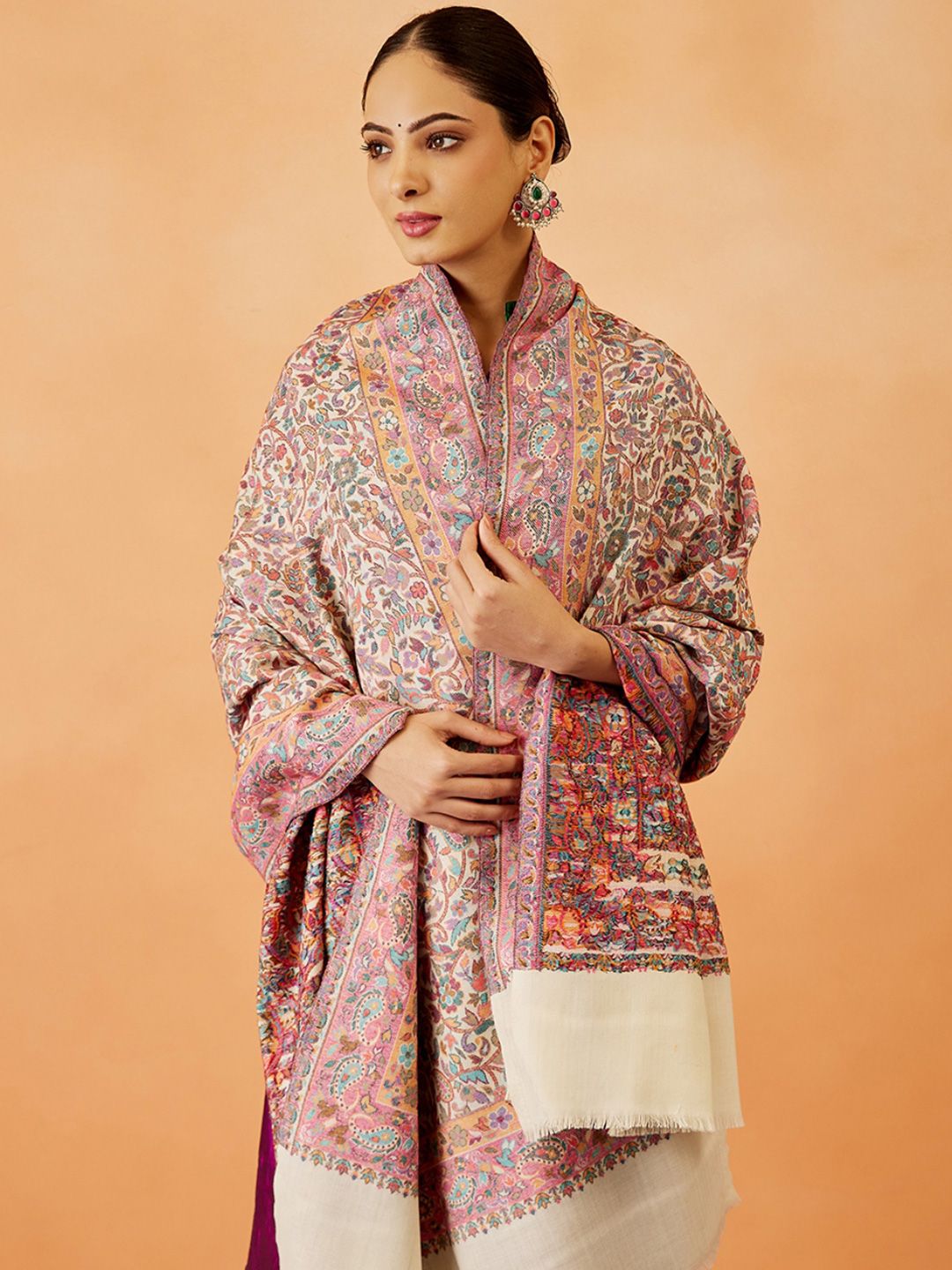 Dhiyona PA Women Paisley Woven Design Shawl