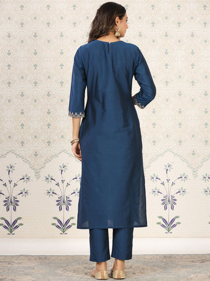 Dhiyona OD  Embroidered Yoke Design Straight Kurta