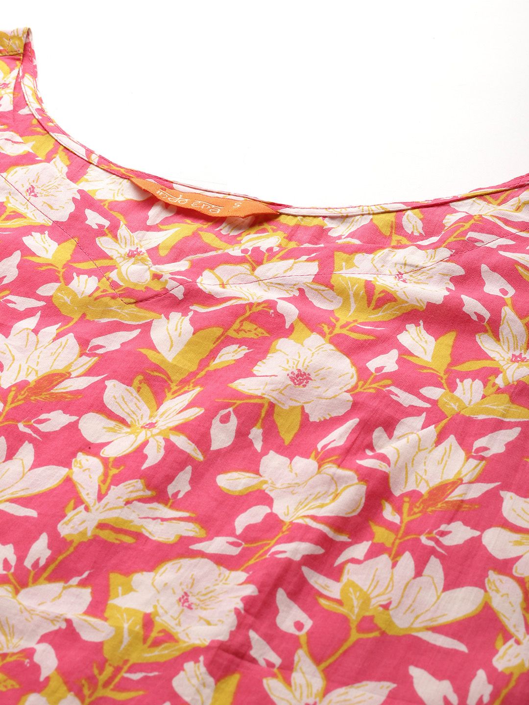 Dhiyona IE Women Floral Printed Pure Cotton Kurta