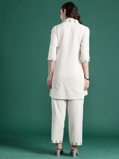 Dhiyona IE Printed Regular Kurta with Trousers