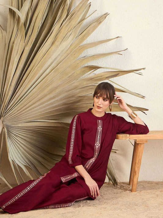 Dhiyona IE Top With Trousers Co-Ords