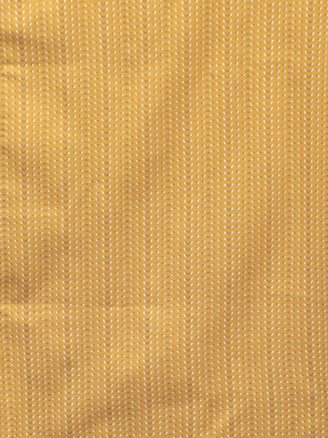 Women Yellow Yoke Design Regular Kurta with Palazzos & Dupatta