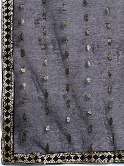 Dhiyona IE Ethnic Motifs Embroidered Kurta with Trousers & Dupatta