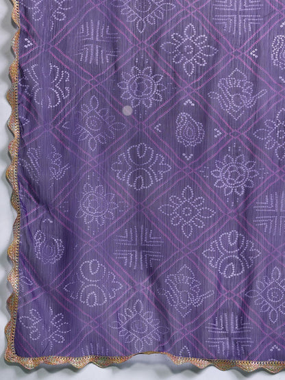 Dhiyona IE Ethnic Motifs Embroidered Regular Kurta with Trousers & Dupatta