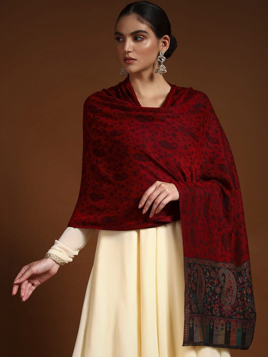 Dhiyona PA Women Abstract Woven Design Shawl