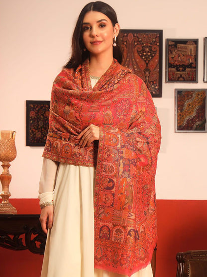 Dhiyona PA Floral Woven Design Shawl