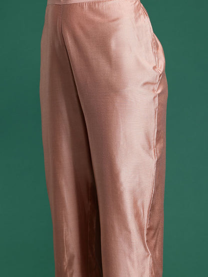 Women Ethnic Motifs Embroidered Regular Sequinned Kurta with Trousers & With Dupatta