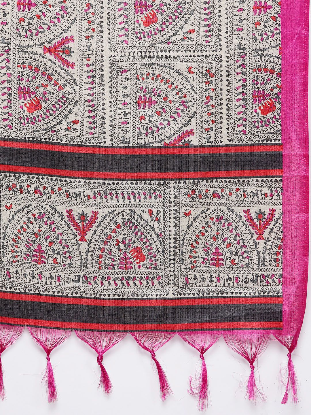 Dhiyona VA Women'sFloral Embroidered Sequinned Kurta With Trousers & Dupatta