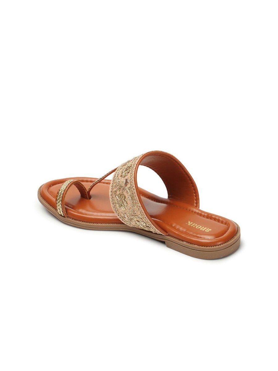 Dhiyona AK Ethnic Embellished One Toe Flats