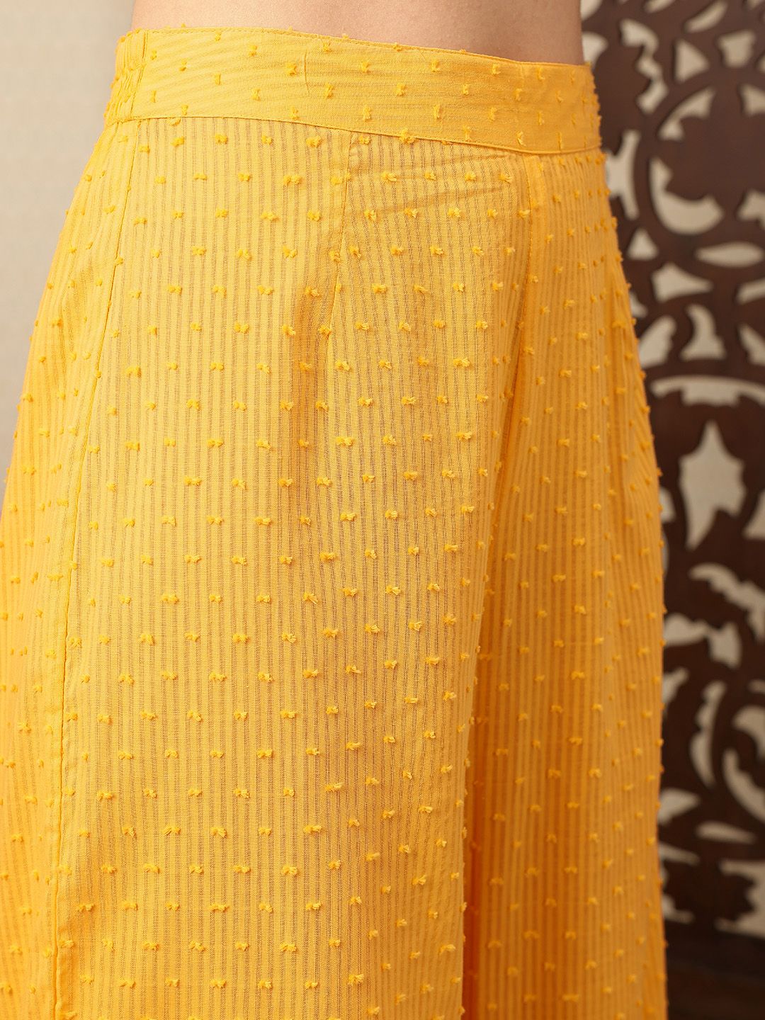 Dhiyona PD Women Angrakha Pure Cotton Jashn Kurta with Palazzos & Dupatta
