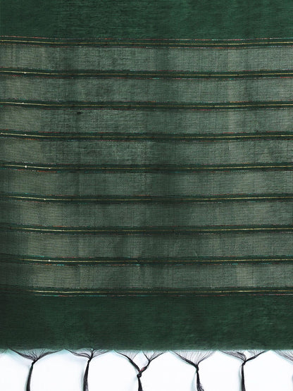 Dhiyona IE Ethnic Motifs Yoke Design Pure Cotton Kurta With Trousers & Dupatta