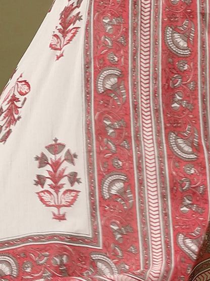 Dhiyona IE Ethnic Motifs Printed Regular Pure Cotton Kurta with Salwar & With Dupatta