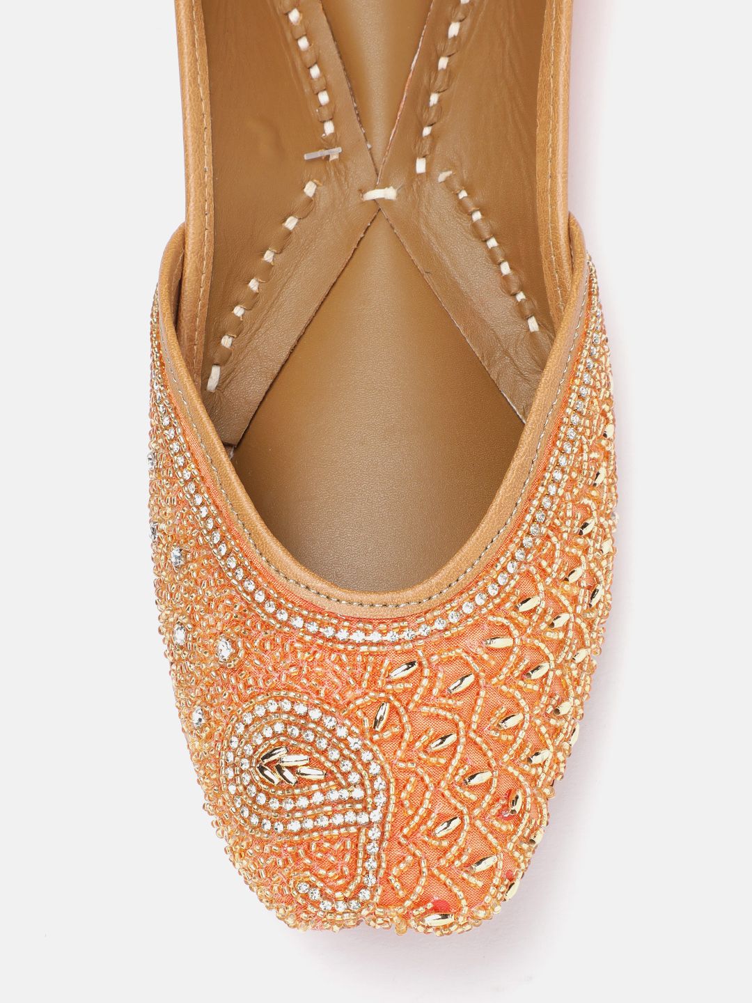 Dhiyona HOP Women Ethnic Motif Embellished Mojaris