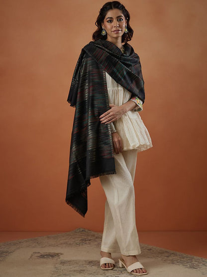 Dhiyona PA Rukhsaar Kaani Abstract Woven Design Shawl