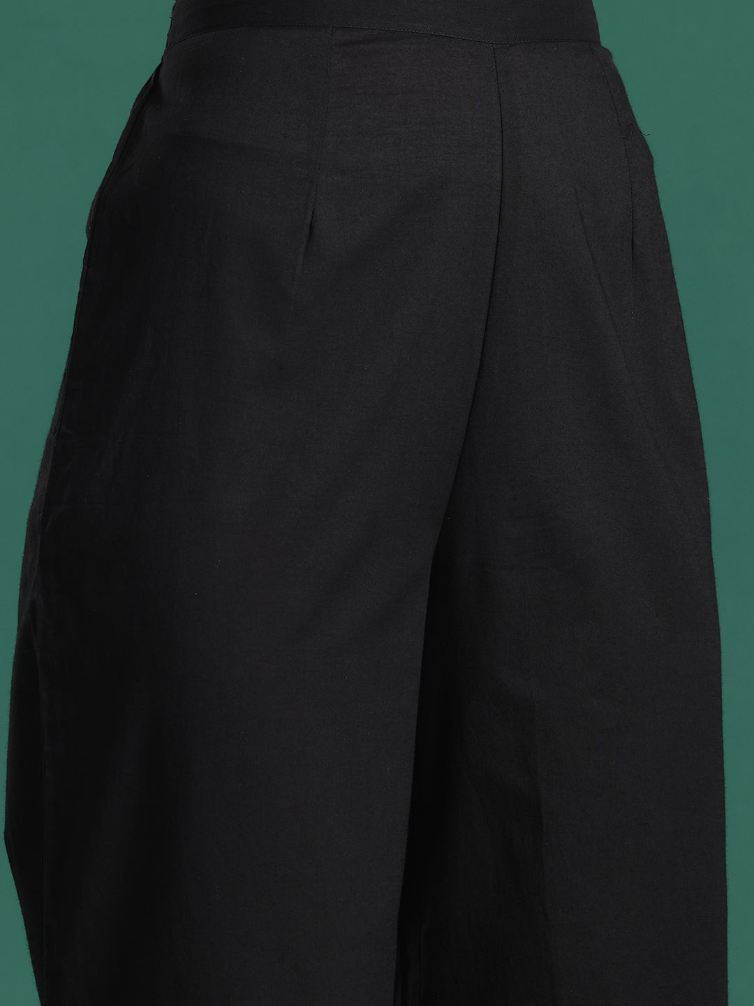 Ethnic Motifs Embroidered Pure Cotton Kurta with Palazzos