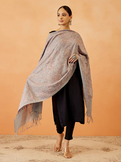 Dhiyona PA Women Floral Embroidered Shawl