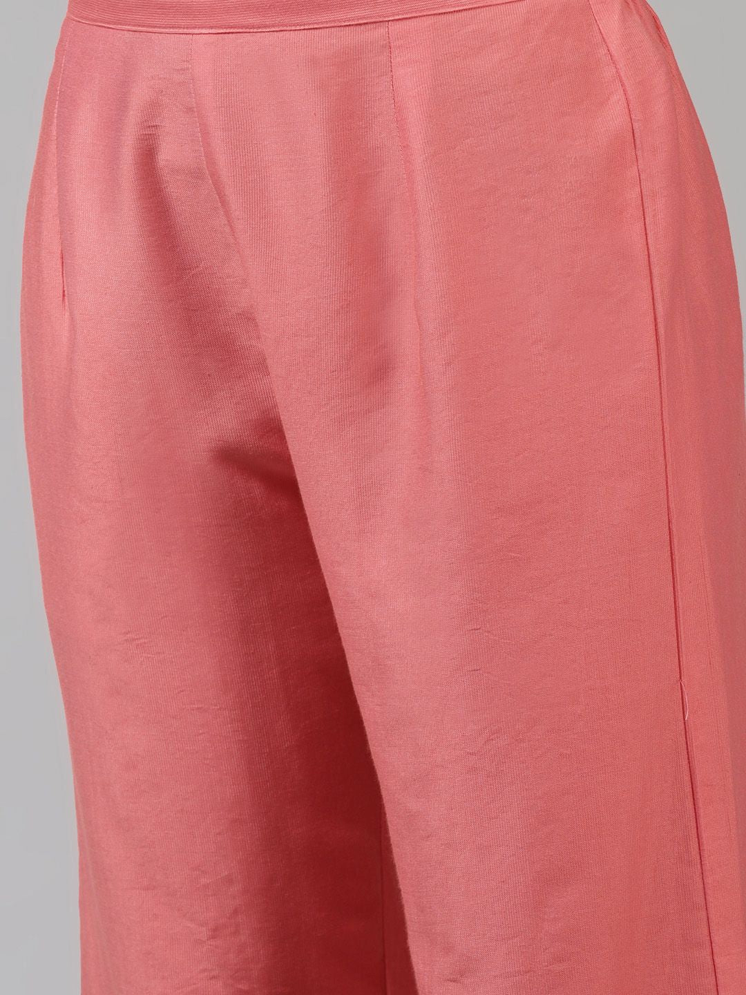 Dhiyona IE Women Pink Ethnic Motifs Embroidered Sequinned Kurta with Palazzos & With Dupatta