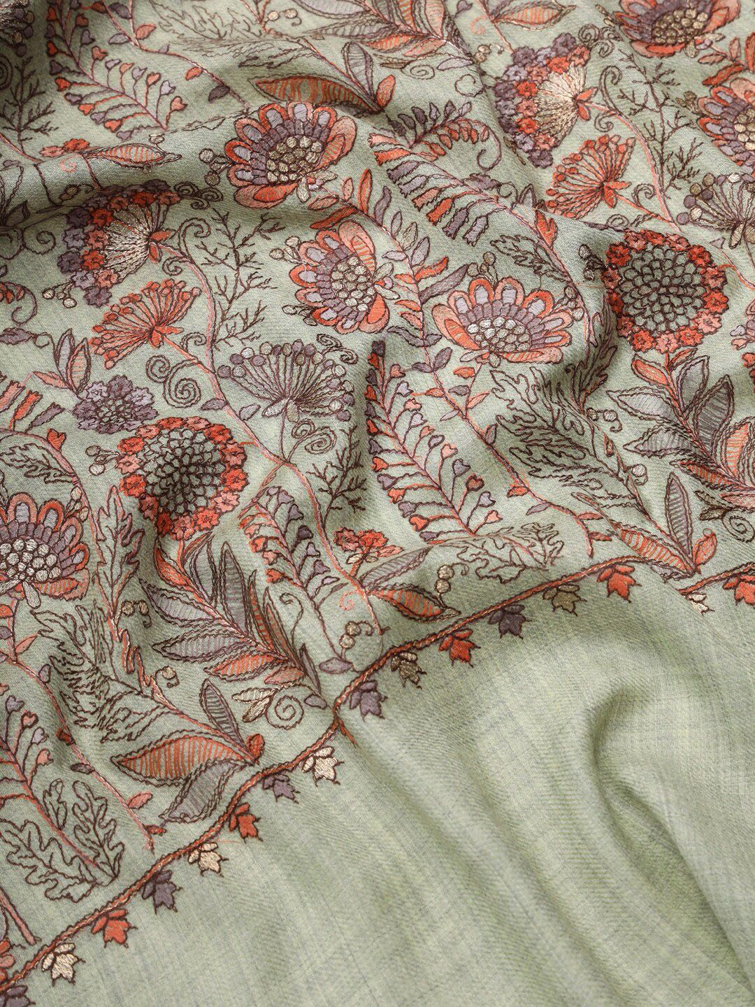 Dhiyona PA Embroidered Woolen Shawl