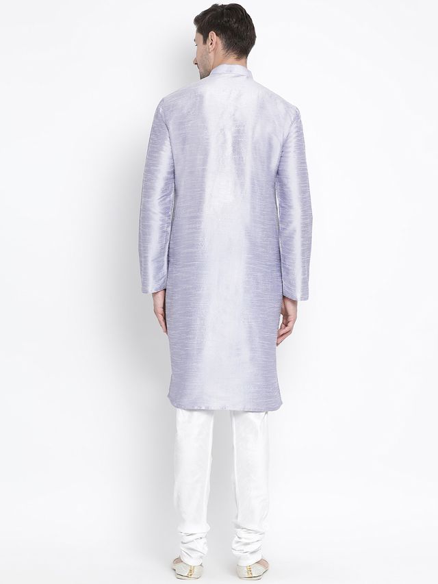 Men's Hawa Silk Blend Straight Kurta Pyjama Set