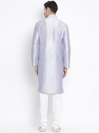 Men's Hawa Silk Blend Straight Kurta Pyjama Set