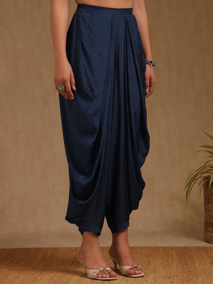 Dhiyona SO Women's Women Ethnic Motifs Printed Kurti with Dhoti Pants & Dupatta