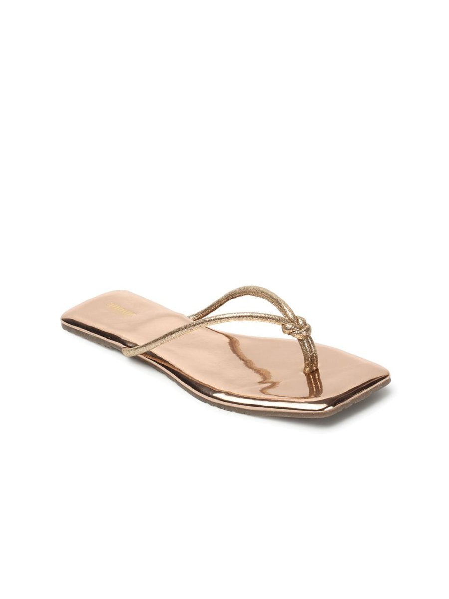 Dhiyona AK Textured Open Toe Flats