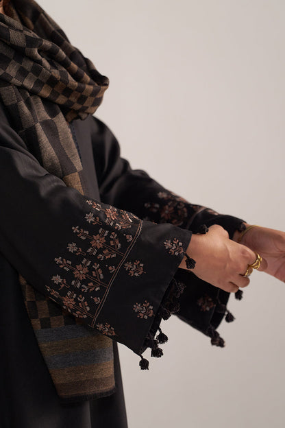 Dhiyona GF Women's Black Pashmina Kurta Set