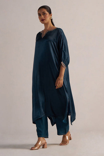 Dhiyona GF Women's Deep Teal Festive Co-ord Set