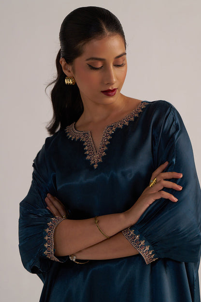 Dhiyona GF Women's Deep Teal Festive Co-ord Set