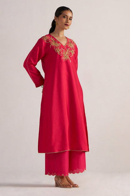 Dhiyona GF Women's Virtual Pink Festive Co-ord Set