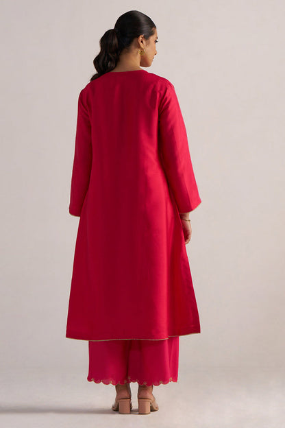 Dhiyona GF Women's Virtual Pink Festive Co-ord Set